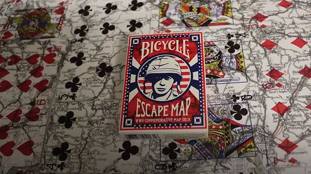 ความลับ Bicycle-Playing-Cards-Escape-Map